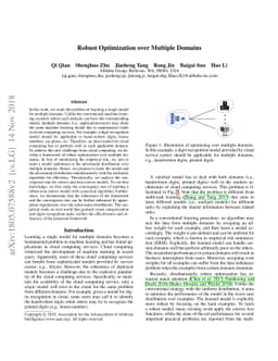 Robust Optimization over Multiple Domains