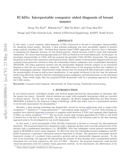 ICADx: Interpretable computer aided diagnosis of breast masses