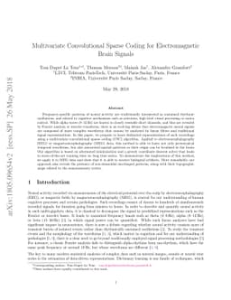 Multivariate Convolutional Sparse Coding for Electromagnetic Brain
  Signals