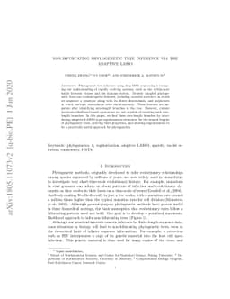 Non-bifurcating phylogenetic tree inference via the adaptive LASSO