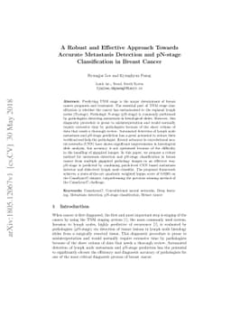 A Robust and Effective Approach Towards Accurate Metastasis Detection
  and pN-stage Classification in Breast Cancer