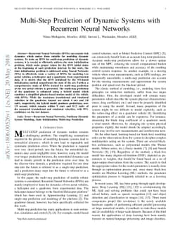 Multi-Step Prediction of Dynamic Systems with Recurrent Neural Networks