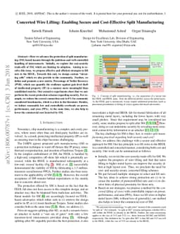 Concerted Wire Lifting: Enabling Secure and Cost-Effective Split
  Manufacturing