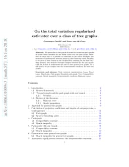 On the total variation regularized estimator over a class of tree graphs