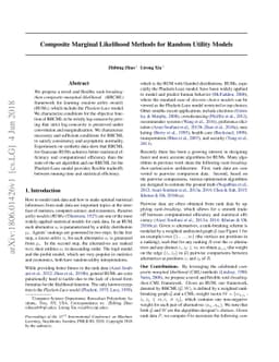 Composite Marginal Likelihood Methods for Random Utility Models