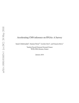 Accelerating CNN inference on FPGAs: A Survey