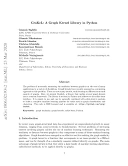 GraKeL: A Graph Kernel Library in Python
