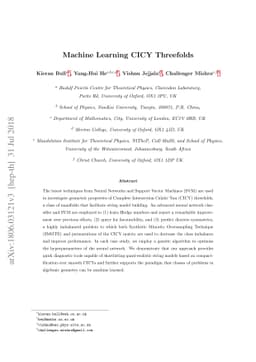 Machine Learning CICY Threefolds