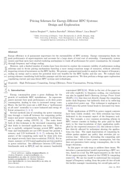 Pricing Schemes for Energy-Efficient HPC Systems: Design and Exploration