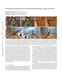 Perceptual Rasterization for Head-mounted Display Image Synthesis