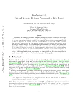 PeerReview4All: Fair and Accurate Reviewer Assignment in Peer Review