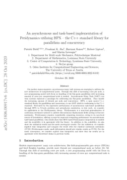 An asynchronous and task-based implementation of Peridynamics utilizing
  HPX -- the C++ standard library for parallelism and concurrency