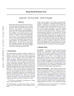 Deep Neural Decision Trees