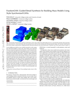 FrankenGAN: Guided Detail Synthesis for Building Mass-Models Using
  Style-Synchonized GANs
