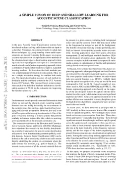 A Simple Fusion of Deep and Shallow Learning for Acoustic Scene
  Classification