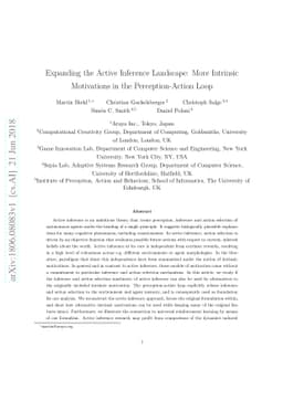 Expanding the Active Inference Landscape: More Intrinsic Motivations in
  the Perception-Action Loop