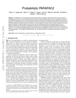 Probabilistic PARAFAC2
