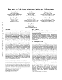 Learning-to-Ask: Knowledge Acquisition via 20 Questions