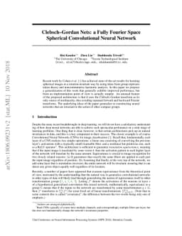 Clebsch-Gordan Nets: a Fully Fourier Space Spherical Convolutional
  Neural Network