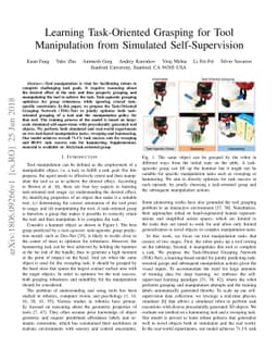 Learning Task-Oriented Grasping for Tool Manipulation from Simulated
  Self-Supervision