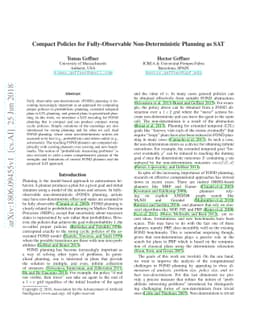 Compact Policies for Fully-Observable Non-Deterministic Planning as SAT