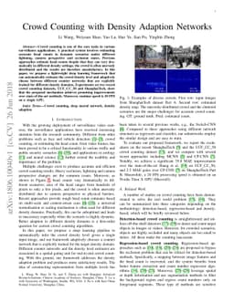 Crowd Counting with Density Adaption Networks