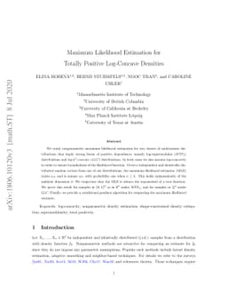 Maximum Likelihood Estimation for Totally Positive Log-Concave Densities