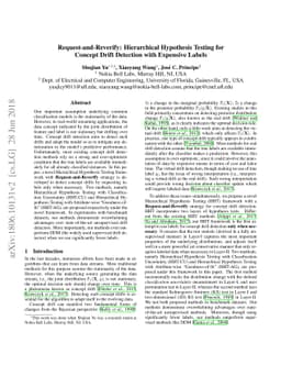 Request-and-Reverify: Hierarchical Hypothesis Testing for Concept Drift
  Detection with Expensive Labels