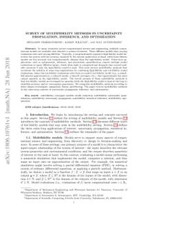 Survey of multifidelity methods in uncertainty propagation, inference,
  and optimization