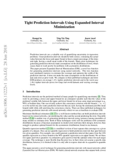 Tight Prediction Intervals Using Expanded Interval Minimization