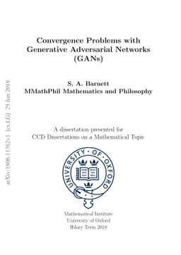Convergence Problems with Generative Adversarial Networks (GANs)
