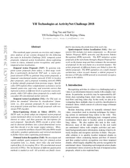 YH Technologies at ActivityNet Challenge 2018