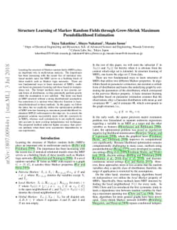 Structure Learning of Markov Random Fields through Grow-Shrink Maximum
  Pseudolikelihood Estimation