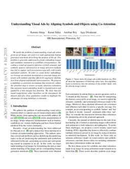 Understanding Visual Ads by Aligning Symbols and Objects using
  Co-Attention