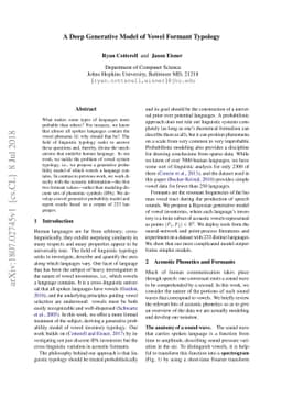 A Deep Generative Model of Vowel Formant Typology