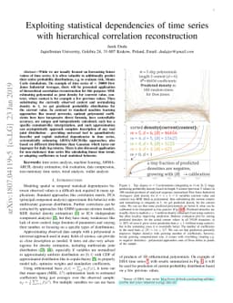 Exploiting statistical dependencies of time series with hierarchical
  correlation reconstruction