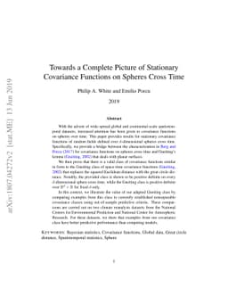 Towards a Complete Picture of Stationary Covariance Functions on Spheres
  Cross Time