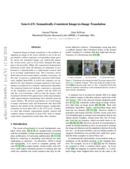 Sem-GAN: Semantically-Consistent Image-to-Image Translation