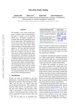Ultra-Fine Entity Typing