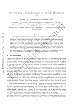 Survey on Deep Learning Techniques for Person Re-Identification Task