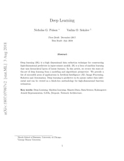 Deep Learning
