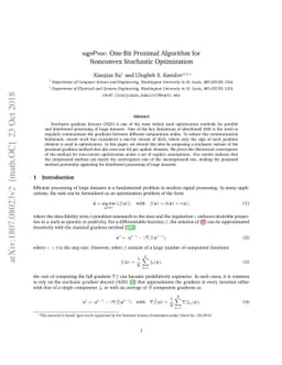 signProx: One-Bit Proximal Algorithm for Nonconvex Stochastic
  Optimization