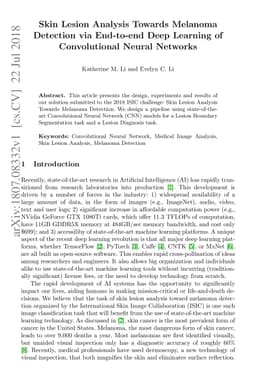 Skin Lesion Analysis Towards Melanoma Detection via End-to-end Deep
  Learning of Convolutional Neural Networks