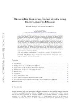 On sampling from a log-concave density using kinetic Langevin diffusions