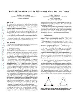 Parallel Minimum Cuts in Near-linear Work and Low Depth