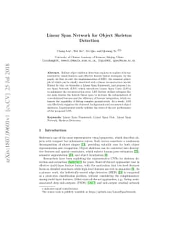 Linear Span Network for Object Skeleton Detection