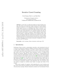 Iterative Crowd Counting