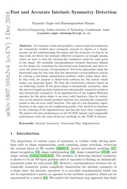 Fast and Accurate Intrinsic Symmetry Detection