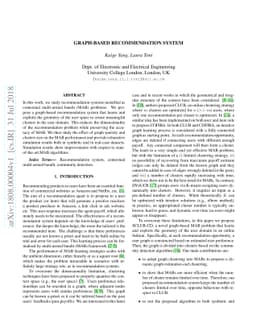 Graph-Based Recommendation System