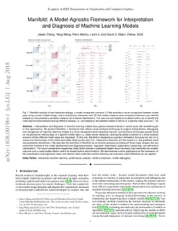 Manifold: A Model-Agnostic Framework for Interpretation and Diagnosis of
  Machine Learning Models